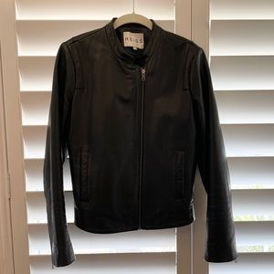 Beautiful Reiss leather jacket size M EUC